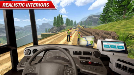 اسکرین شات بازی Offroad Bus Transport Simulator 1