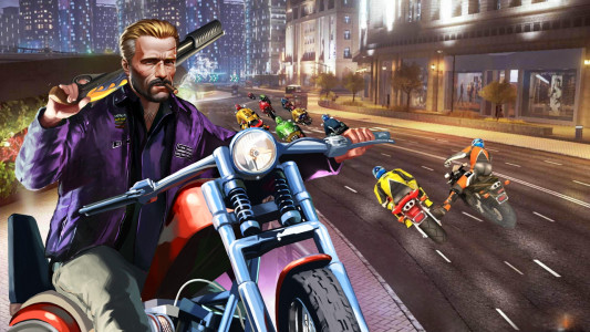 اسکرین شات بازی Crazy Moto: Bike Shooting Game 1