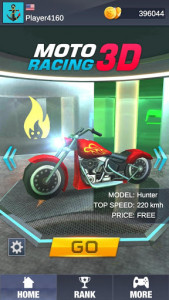 اسکرین شات بازی Racing Moto: Speed Traffic Rider 3D 1