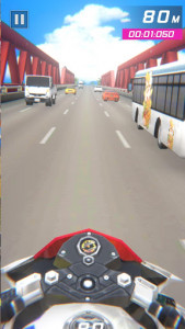 اسکرین شات بازی Racing Moto: Speed Traffic Rider 3D 3