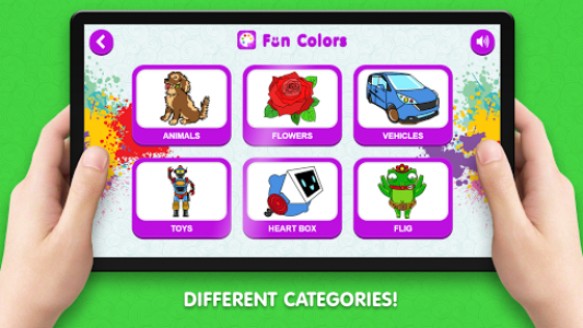 اسکرین شات بازی Fun Colors - new coloring book for kids free 2020 7