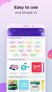 اسکرین شات 7 برنامه Radio FM - UK Radios, Podcasts