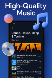 اسکرین شات برنامه Deep House Radio - EDM Music 2