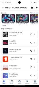 اسکرین شات برنامه Deep House Radio - EDM Music 8