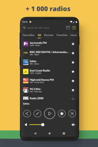 اسکرین شات برنامه South Africa Radio Online FM 2