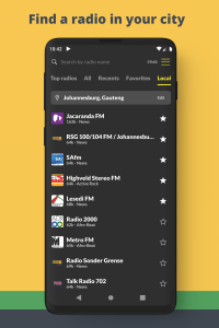 اسکرین شات 6 برنامه South Africa Radio Online FM