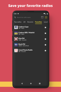 اسکرین شات 3 برنامه Live Spanish Radios