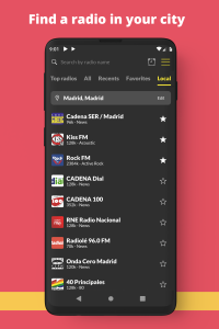 اسکرین شات 6 برنامه Live Spanish Radios