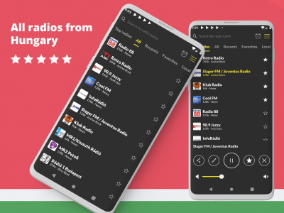 اسکرین شات برنامه Radio Hungary FM online 1
