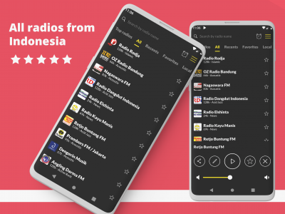 اسکرین شات 1 برنامه FM Radio Indonesia Online