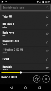 اسکرین شات برنامه Radio Ireland 2