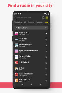اسکرین شات 6 برنامه Radio Japan FM online