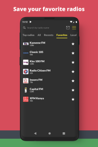 اسکرین شات 3 برنامه Radio Kenya: Radio FM Online