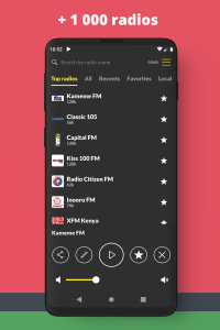 اسکرین شات 2 برنامه Radio Kenya: Radio FM Online