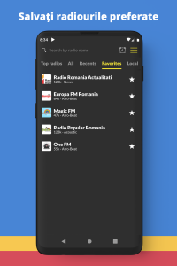 اسکرین شات 3 برنامه Radio Romania FM online