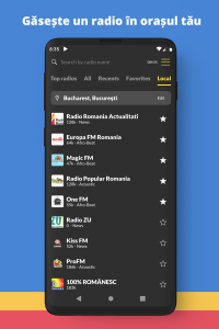 اسکرین شات 6 برنامه Radio Romania FM online