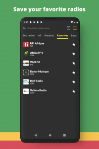 اسکرین شات برنامه Radio Senegal: FM online 3