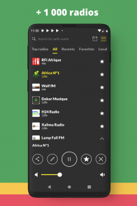 اسکرین شات برنامه Radio Senegal: FM online 2