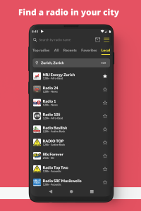 اسکرین شات 6 برنامه Radio Switzerland FM online