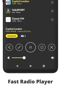 اسکرین شات برنامه Radio UK: Online FM Radio 3