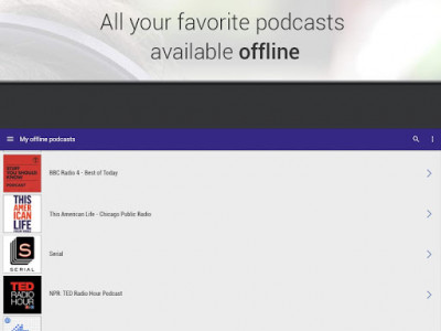 اسکرین شات برنامه Radioline: live radio and podcast (fm-web-replay) 7