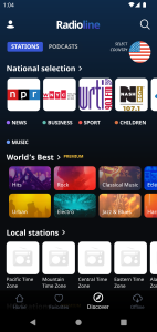 اسکرین شات 3 برنامه Radioline: Radio & Podcasts