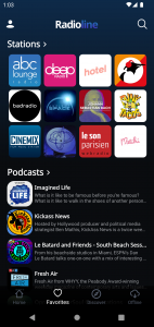 اسکرین شات 2 برنامه Radioline: Radio & Podcasts