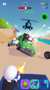 اسکرین شات 1 بازی Rage Road - Car Shooting Game