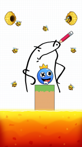 اسکرین شات 2 بازی Rainbow Monster: Draw To Save