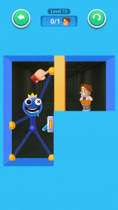 اسکرین شات بازی Rainbow Stretch - Blue Monster 1