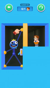 اسکرین شات 1 بازی Rainbow Stretch - Blue Monster
