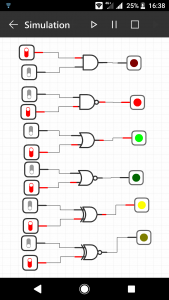 اسکرین شات 3 برنامه Logic Gate Simulator