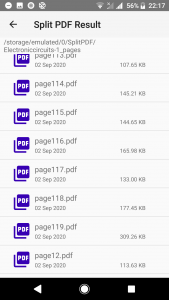 اسکرین شات 4 برنامه Split PDF Pages