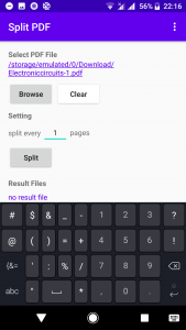 اسکرین شات 3 برنامه Split PDF Pages