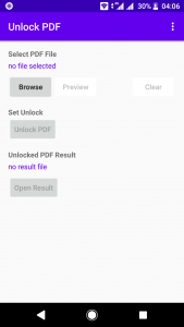 اسکرین شات برنامه Unlock PDF : Remove PDF Passwo 4