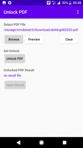 اسکرین شات برنامه Unlock PDF : Remove PDF Passwo 1