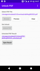 اسکرین شات برنامه Unlock PDF : Remove PDF Passwo 5