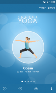 اسکرین شات برنامه Pocket Yoga 1