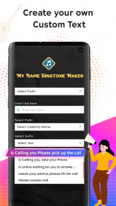 اسکرین شات 1 برنامه My Name Ringtone Maker