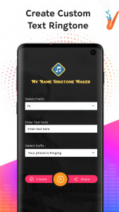اسکرین شات 3 برنامه My Name Ringtone Maker