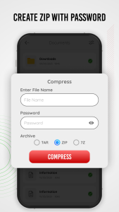 اسکرین شات 6 برنامه Zip Extractor - Zip UnZIP RAR