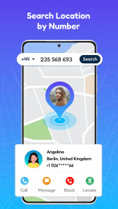 اسکرین شات 2 برنامه Mobile Number Locator