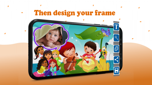 اسکرین شات برنامه Kids Photo Frames :Baby Editor 3