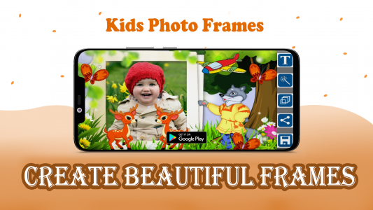 اسکرین شات برنامه Kids Photo Frames :Baby Editor 1