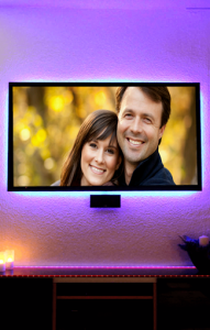 اسکرین شات برنامه LED TV Photo Frames 3