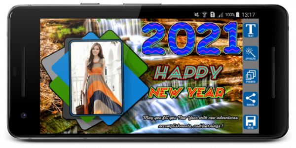 اسکرین شات برنامه 2021 Newyear Photo Frames 7