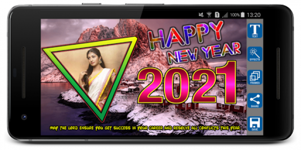 اسکرین شات برنامه 2021 Newyear Photo Frames 1