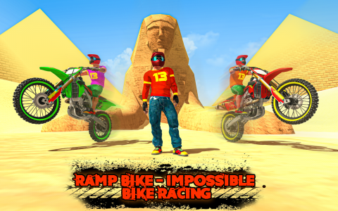 اسکرین شات برنامه Moto Bike Stunts 3D Bike Games 8