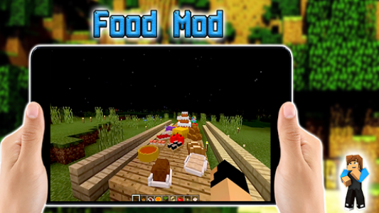 اسکرین شات برنامه Food Mod for Minecraft PE 1
