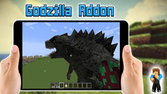 اسکرین شات برنامه Godzilla Mod for Minecraft PE 1